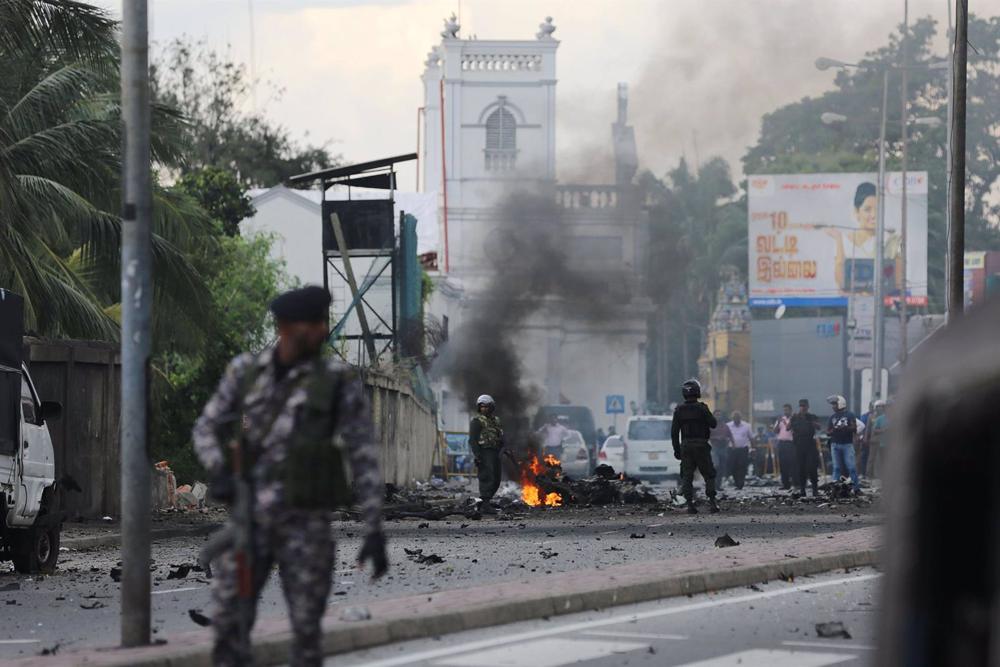 File - Stock image of the Easter attacks in Sri Lanka (2019). File