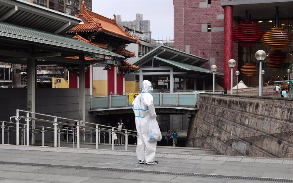 Imagem de arquivo da pandemia de coronavírus na China. Imagem