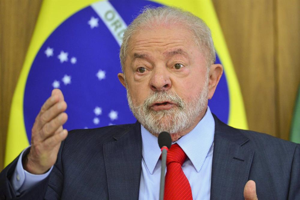 Il Presidente del Brasile, Luiz Inácio Lula da Silva Il