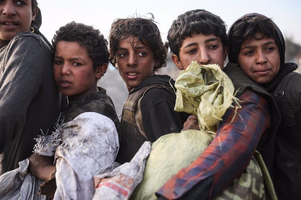 File - Image of Syrian children in Al Bab. File