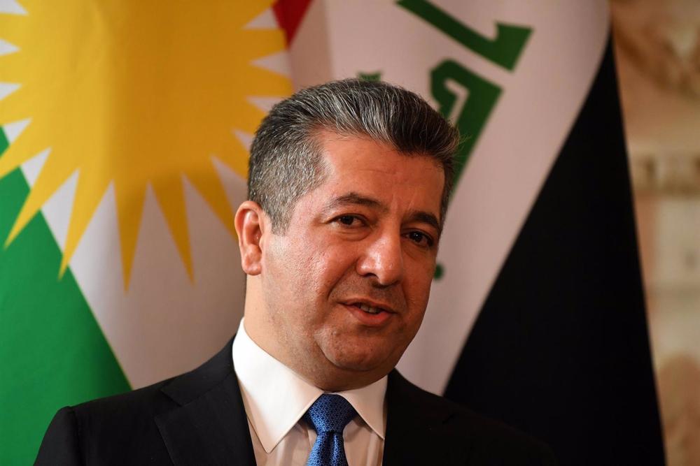 Arquivo - O Primeiro Ministro do Curdistão Iraquiano, Masrur Barzani Arquivo