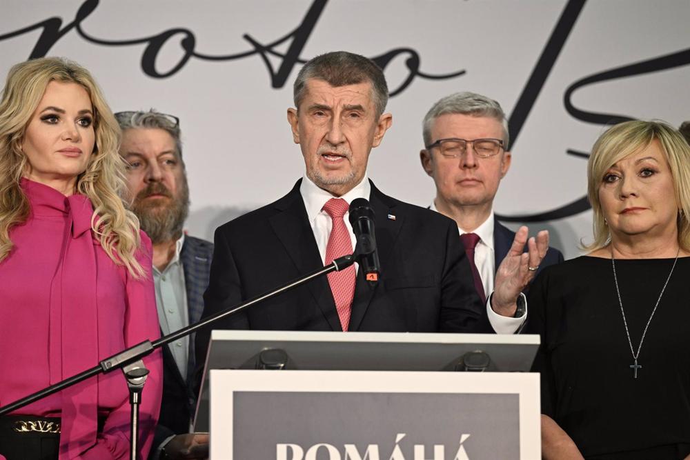 Candidat à la présidence tchèque Andrej Babis Candidat