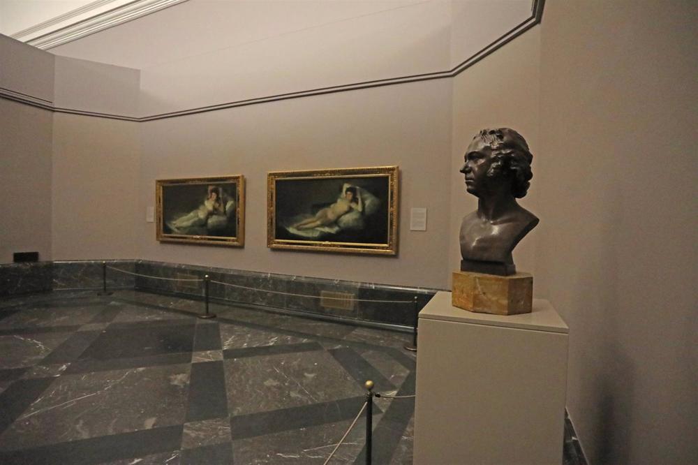 Archivo - Pinturas de Goya La maja desnuda y La maja vestida en el Museo Nacional del Prado Archivo