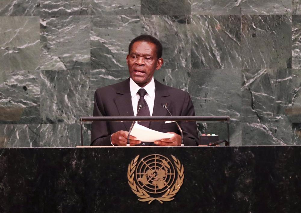 Archiv - Äquatorialguineas Präsident Teodoro Obiang Nguema Mbasogo Archiv