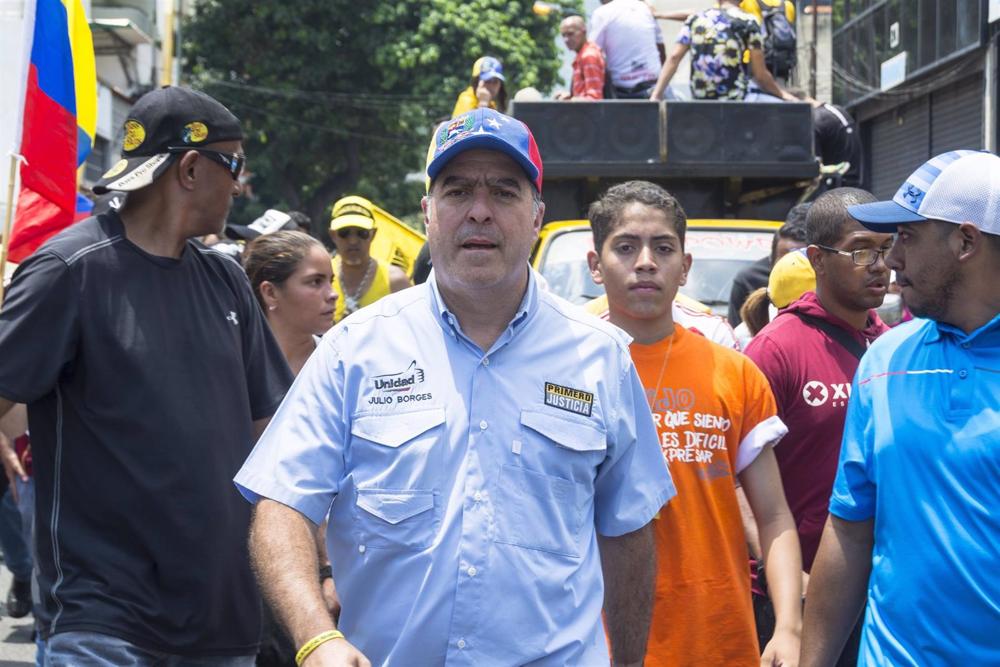 Der venezolanische Oppositionsführer Julio Borges Der