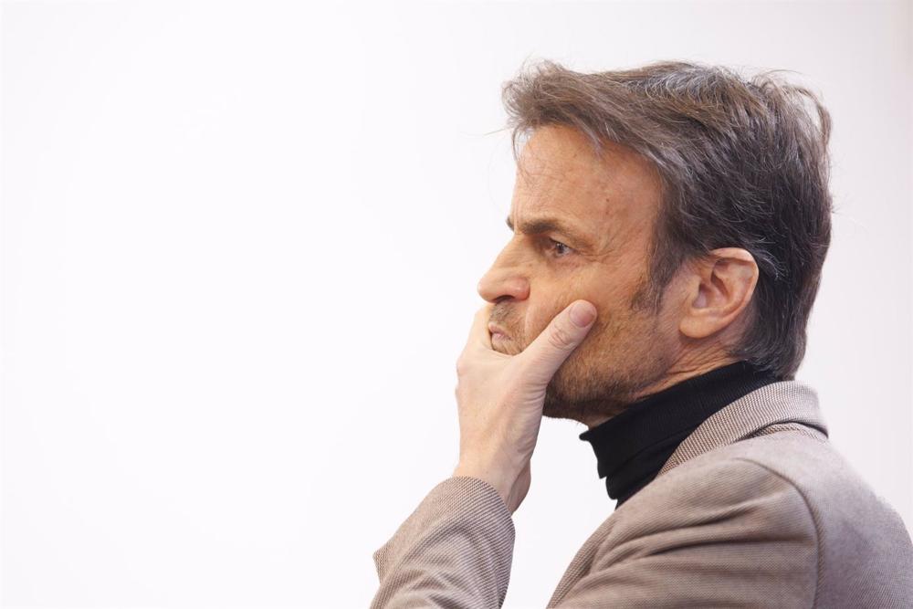 El presidente del grupo parlamentario de Unidas Podemos en el Congreso, Jaume Asens El