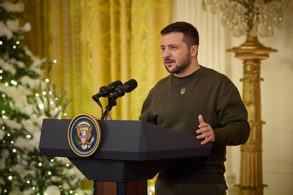 Il presidente ucraino Volodimir Zelenski. Il