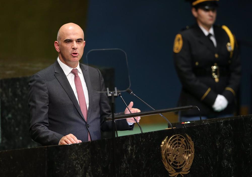 Switzerland's Minister of the Interior, Alain Berset Switzerland's