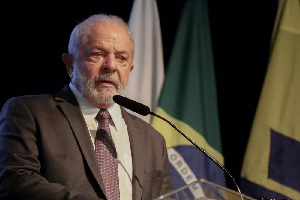 Der Präsident von Brasilien, Luiz Inácio Lula da Silva. Der