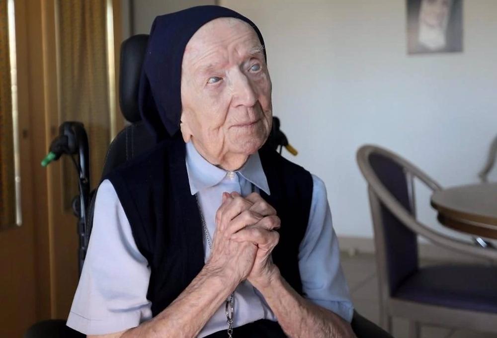 Archive - The French nun Lucile Randon, known as Sister André Archive