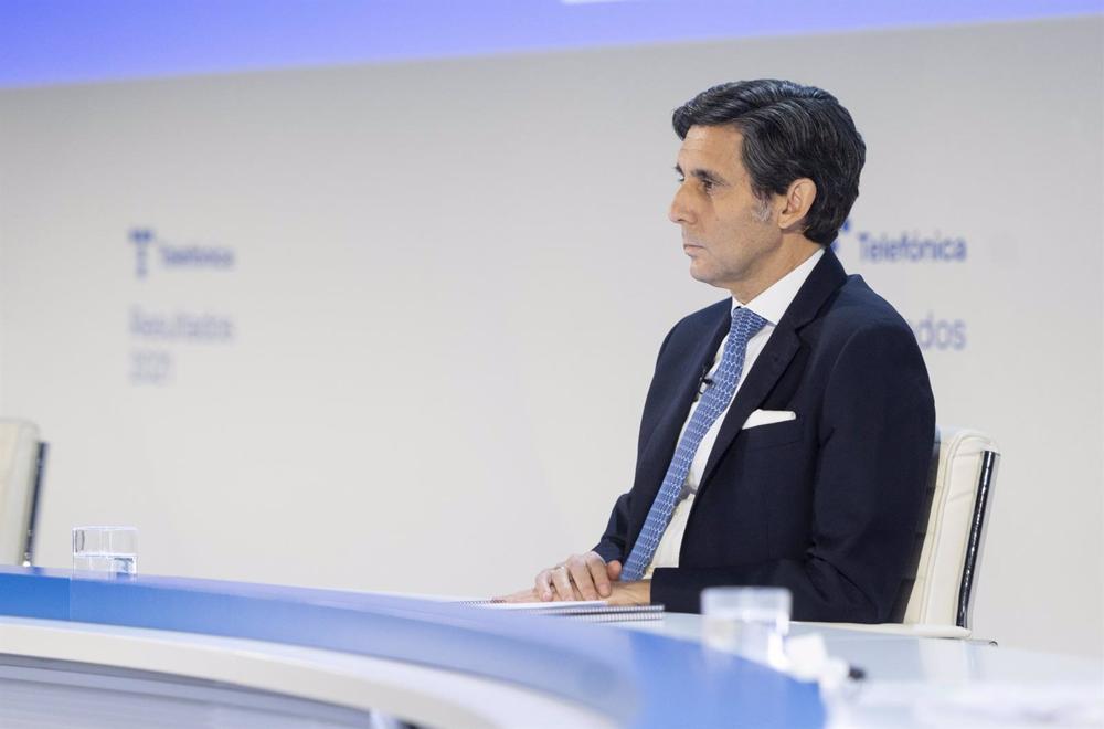 Archivo - El presidente ejecutivo de Telefónica, José María Álvarez-Pallete Archivo