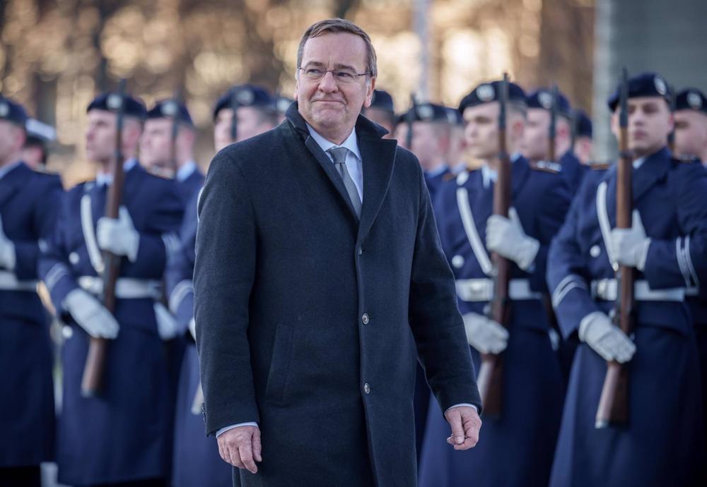 Germany's Defense Minister Boris Pistorius Germany's