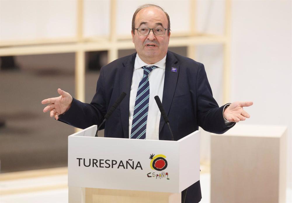 El ministro de Cultura, Miquel Iceta. El