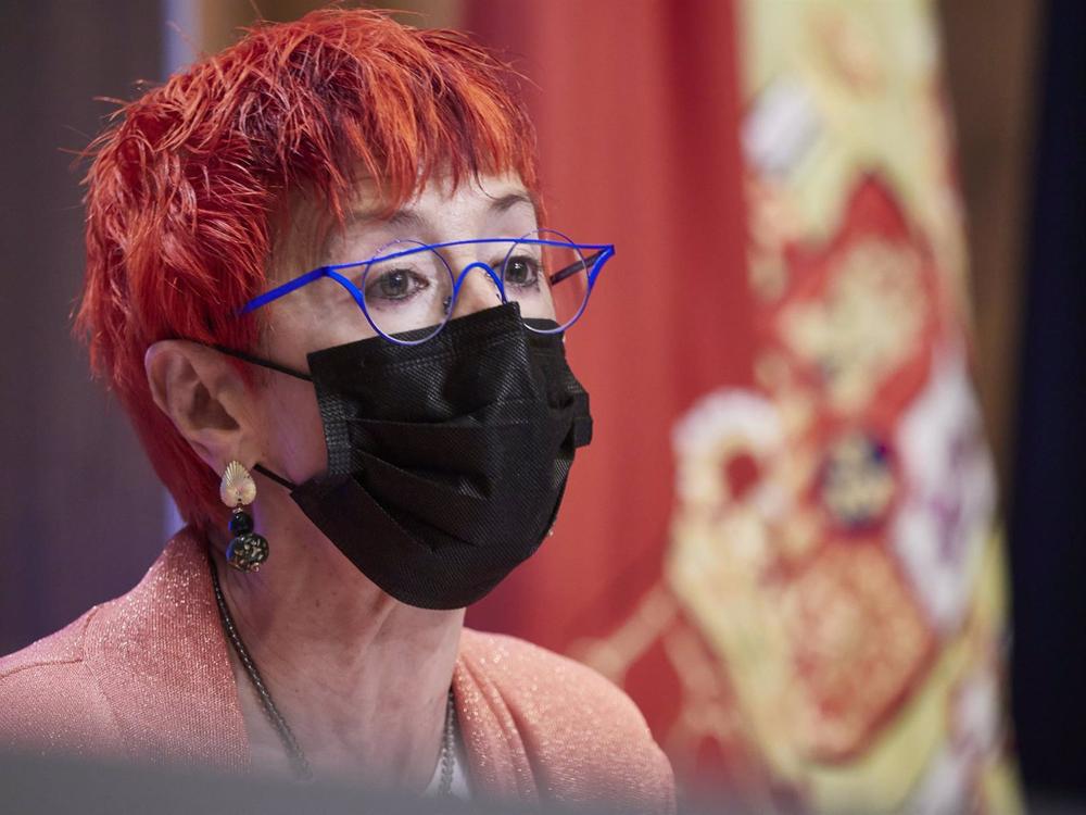 Archivo - La consejera de Salud del Gobierno de Navarra, Santos Indurain Archivo