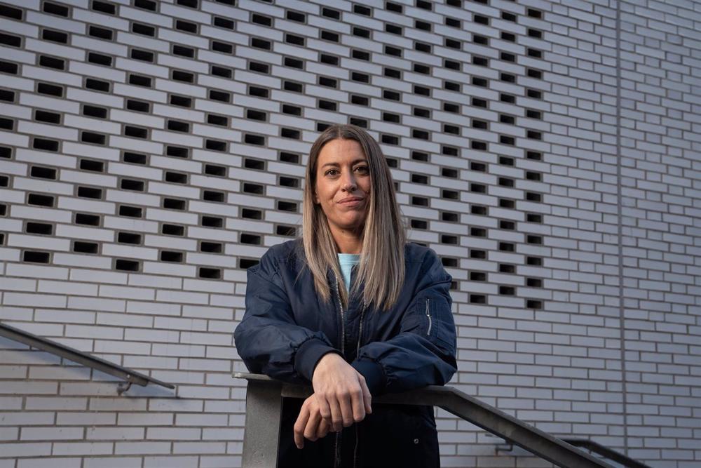 La diputada Míriam Nogueras (Junts) posa durante una entrevista para Europa Press, La