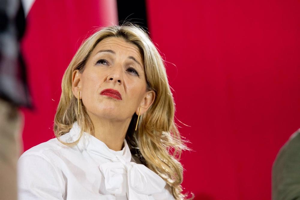 La vicepresidenta segunda y ministra de Trabajo, Yolanda Díaz, en una imagen de archivo. La