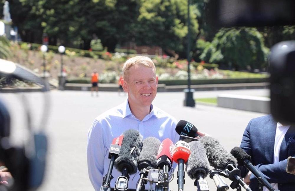 Il prossimo Primo Ministro della Nuova Zelanda, Chris Hipkins Il