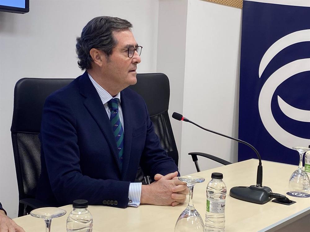 El presidente de CEOE, Antonio Garamendi. El