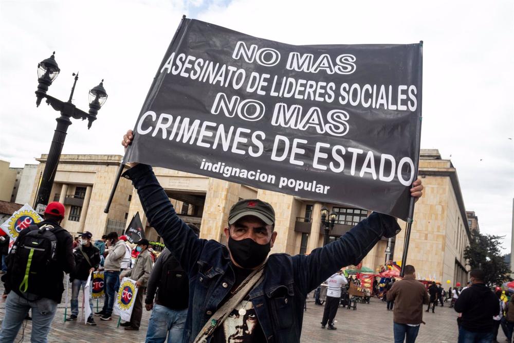 Archive - Protest against the assassination of social leaders in Colombia Archive