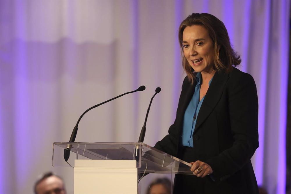 La secretaria general del Partido Popular, Cuca Gamarra. La