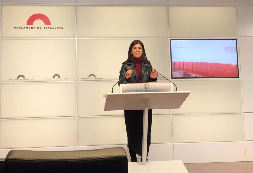 La portavoz de ERC, Marta Vilalta. La