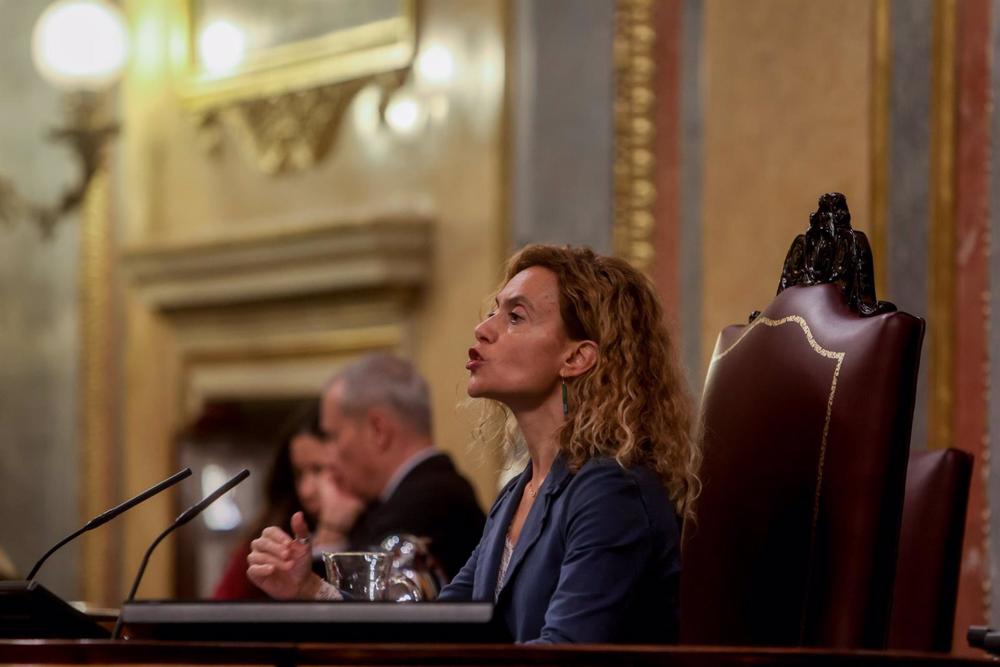 Archivo - La presidenta del Congreso, Meritxell Batet. Archivo