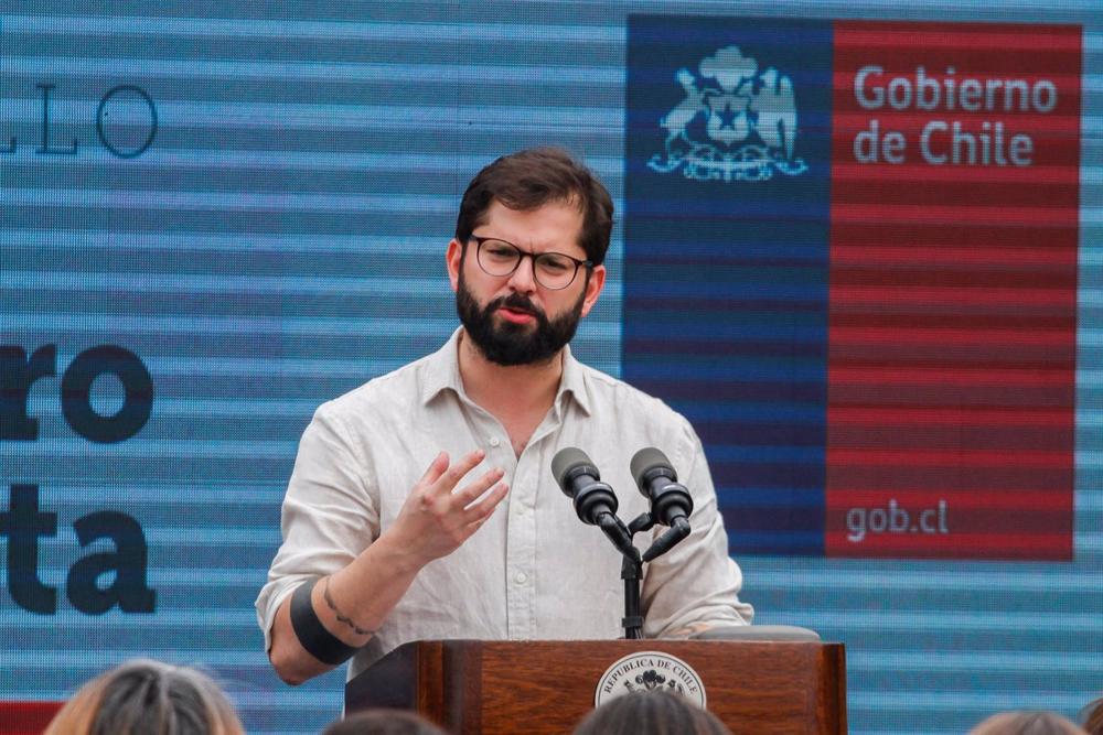 Archiv - Der Präsident von Chile, Gabriel Boric. Archiv