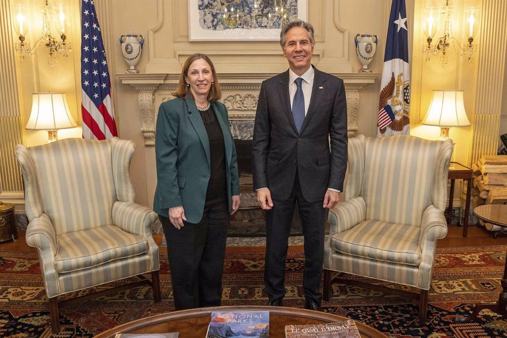 New U.S. Ambassador to Moscow meets with her Russian counterpart in Washington