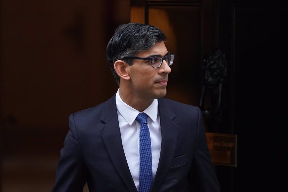 Le Premier ministre britannique Rishi Sunak. Le