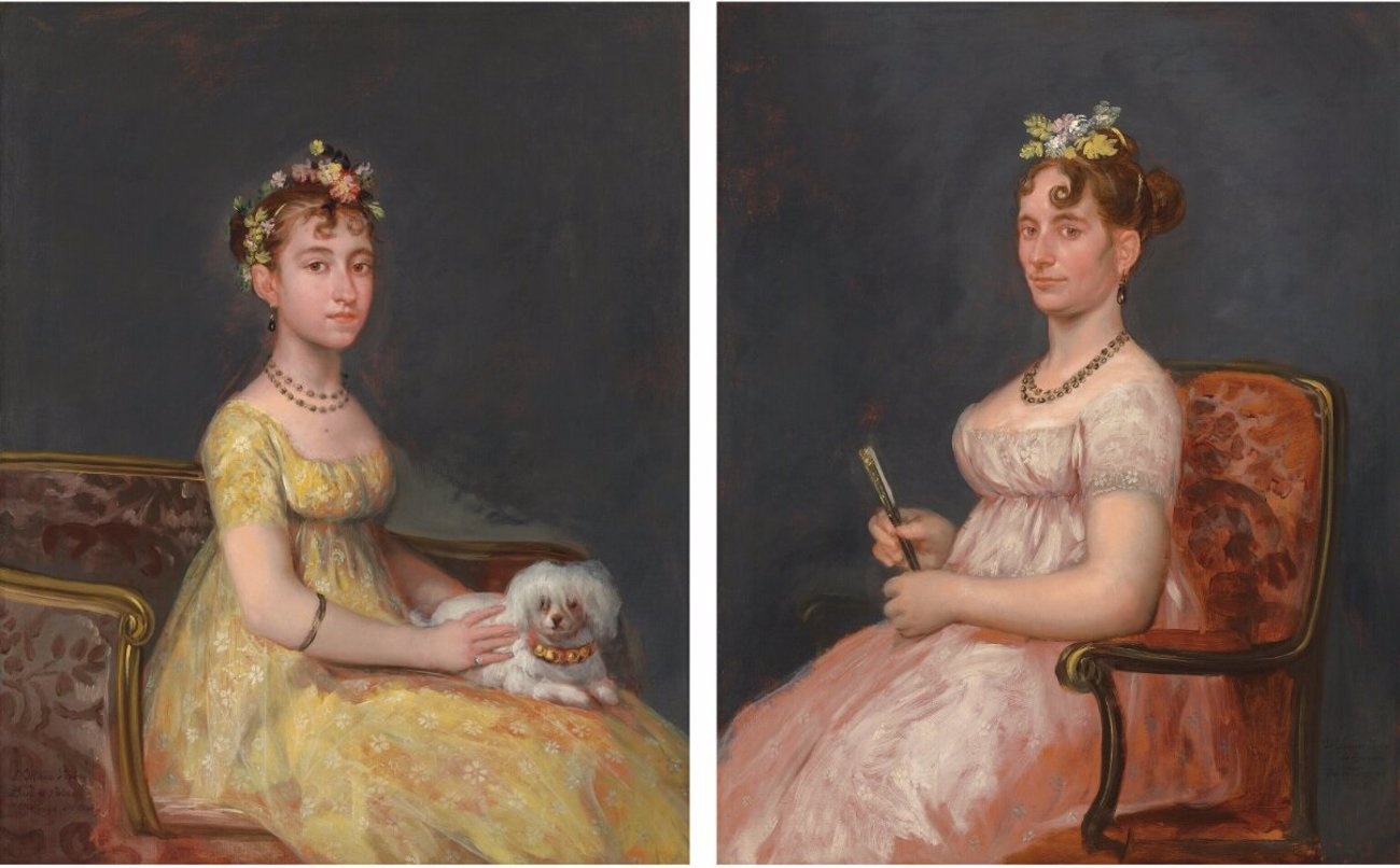 Two portraits painted by Goya, sold for 15 million euros at auction at Christie’s