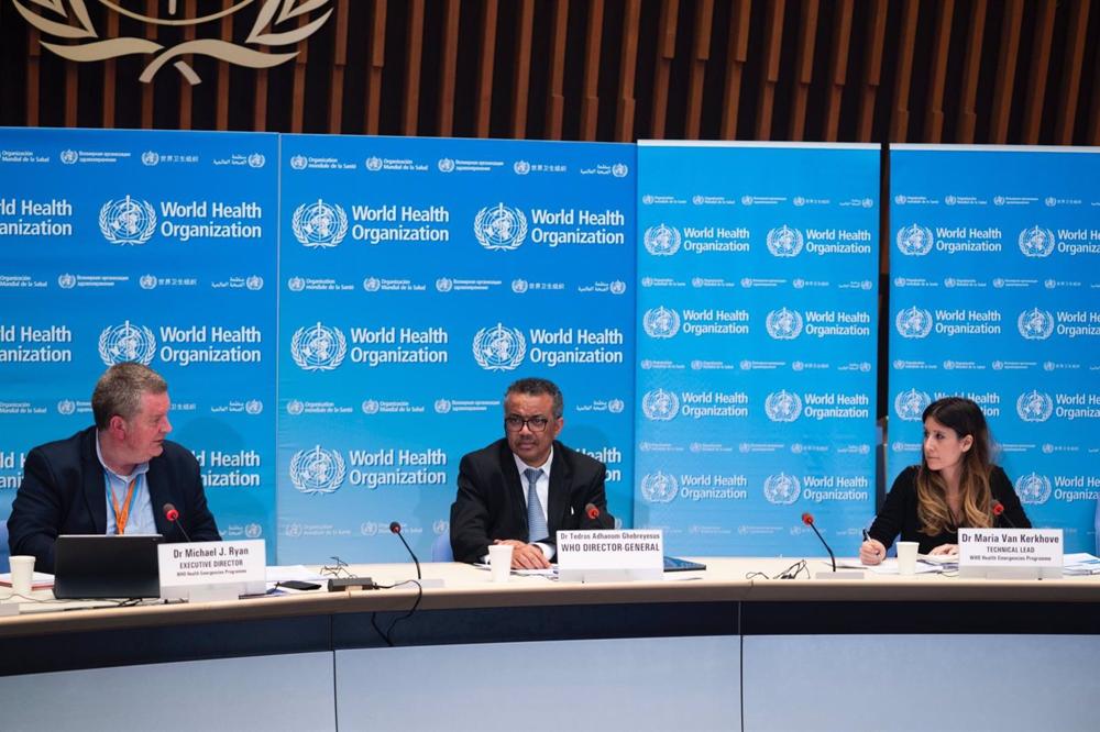 Archivo - El director general de la Organización Mundial de la Salud, Tedros Adhanom Ghebreyesus, comparece en rueda de prensa para informar sobre la evolución de la pandemia de coronavirus. 18 de marzo de 2020. Archivo