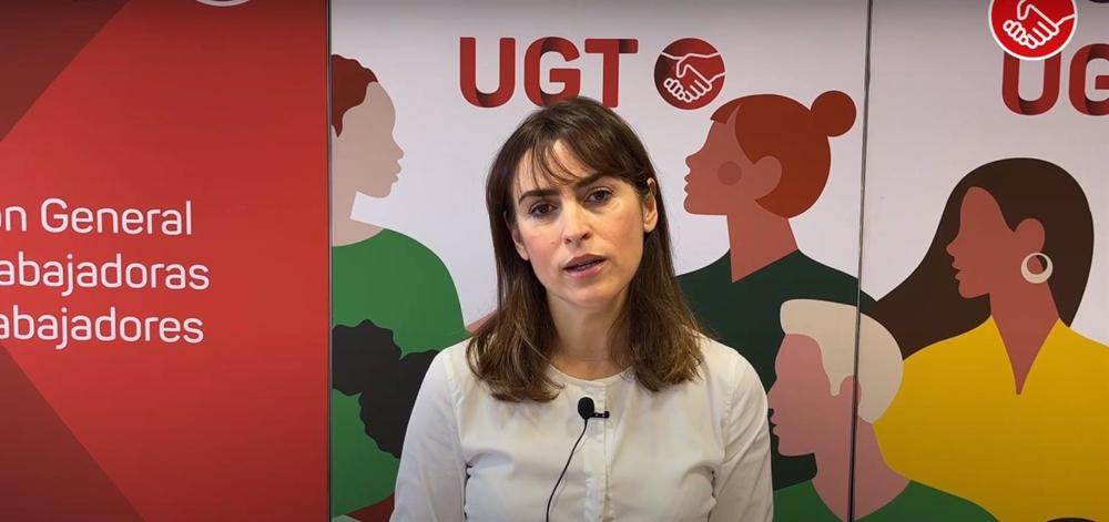 Archivo - La secretaria de Política Institucional y Políticas Territoriales de UGT, Cristina Estévez. Archivo