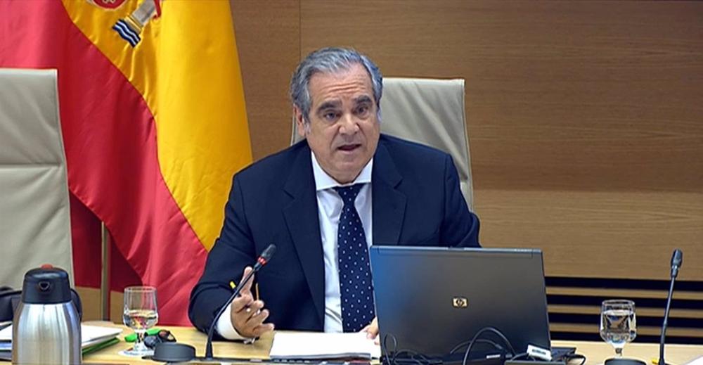 Archivo - El presidente del Consejo General de Colegios Oficiales de Farmacéuticos, Jesús Aguilar, comparece en el Grupo de Trabajo de Sanidad y Salud Púbica de la Comisión para la Reconstrucción Social y Económica del Congreso de los Diputados Archivo