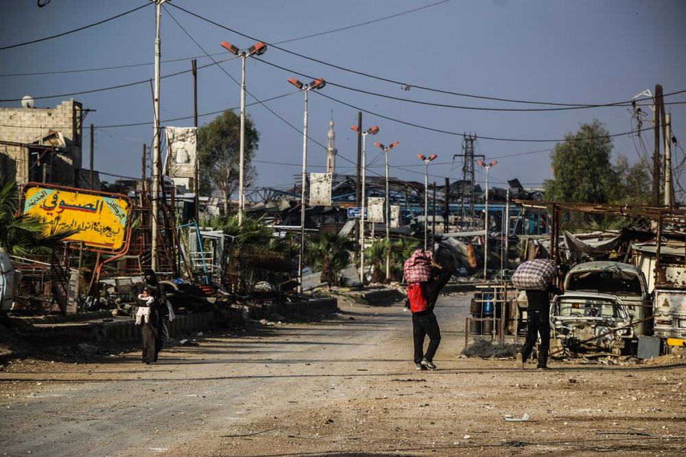 File image of the Syrian town of Duma. File