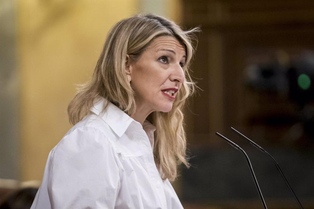 La vicepresidenta segunda y ministra de Trabajo y Economía Social, Yolanda Díaz, en una imagen de archivo. La