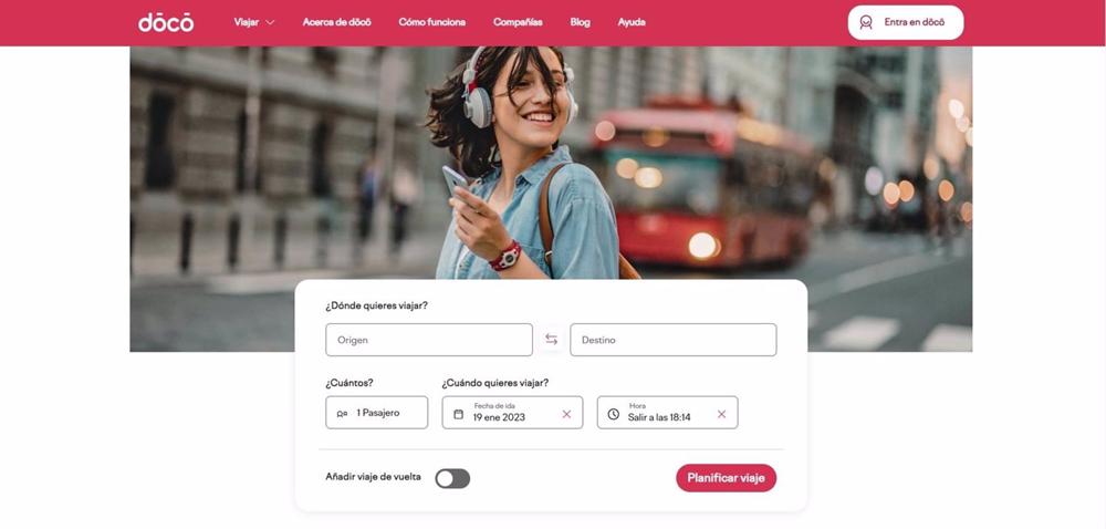 Página web de doco Página