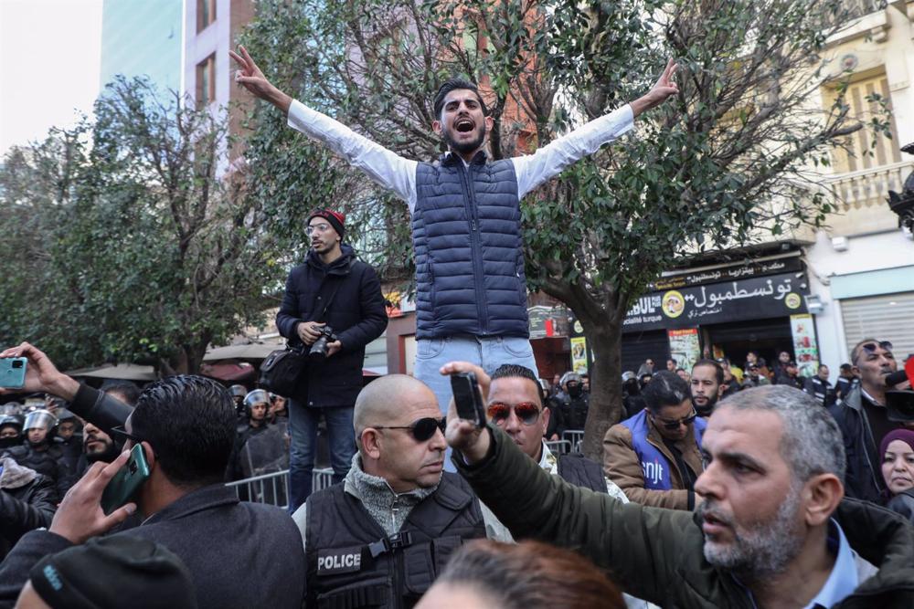 Manifestations contre le président tunisien Kais Saied Manifestations