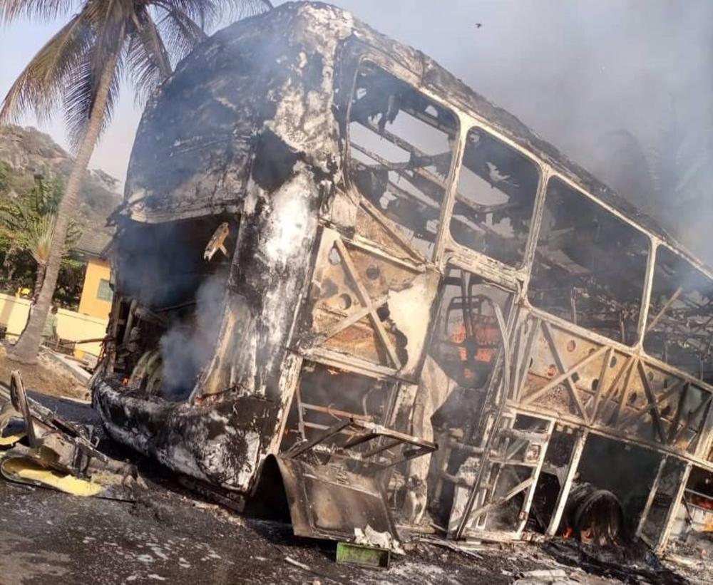 At least 20 killed in collision between bus and truck in Benin