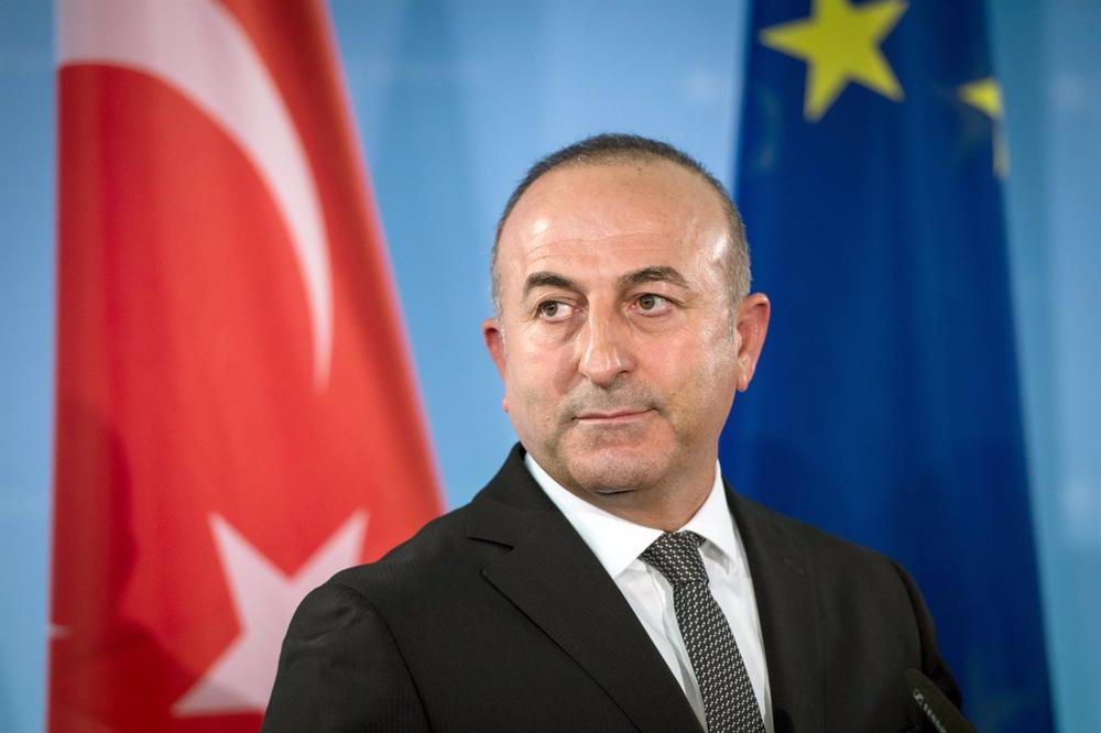 Archivio - Il ministro degli Esteri turco Mevlut Cavusoglu. Archivio