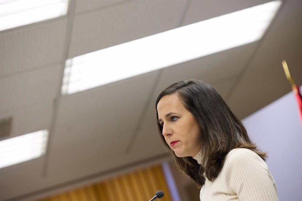 La ministra de Derechos Sociales y Agenda 2030, Ione Belarra. La