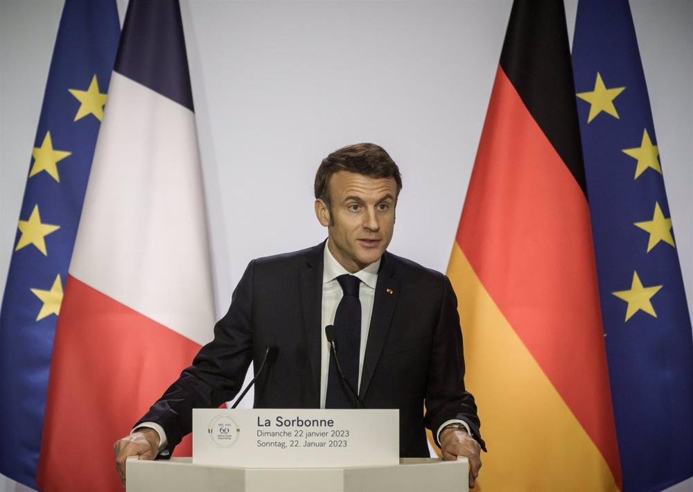 Macron defends pension reform on eve of general strike in France