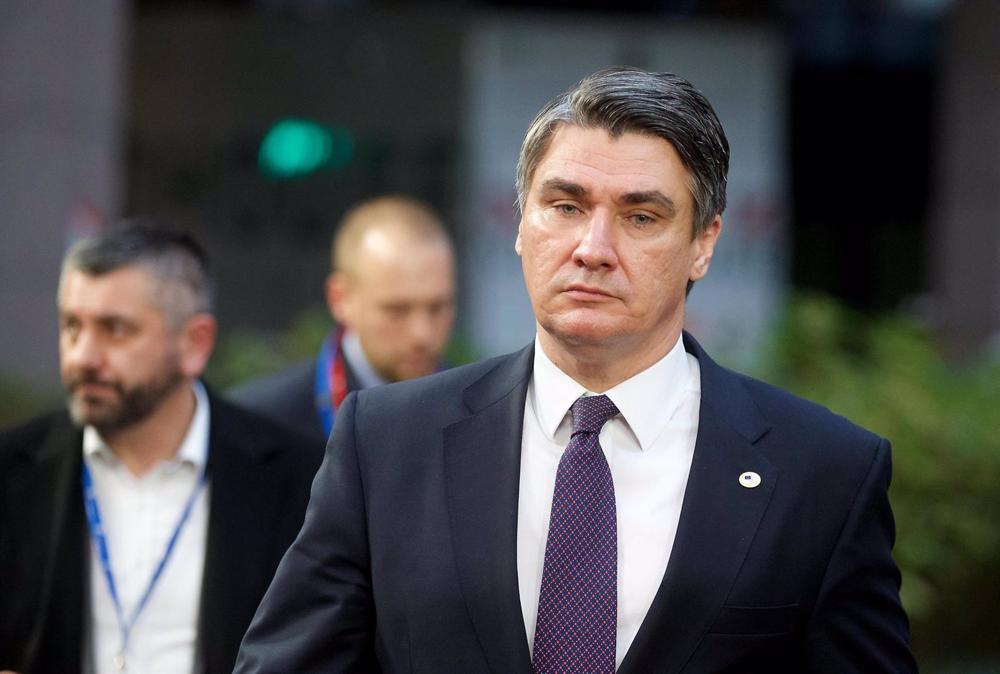 Arquivo - Presidente Croata Zoran Milanovic Arquivo