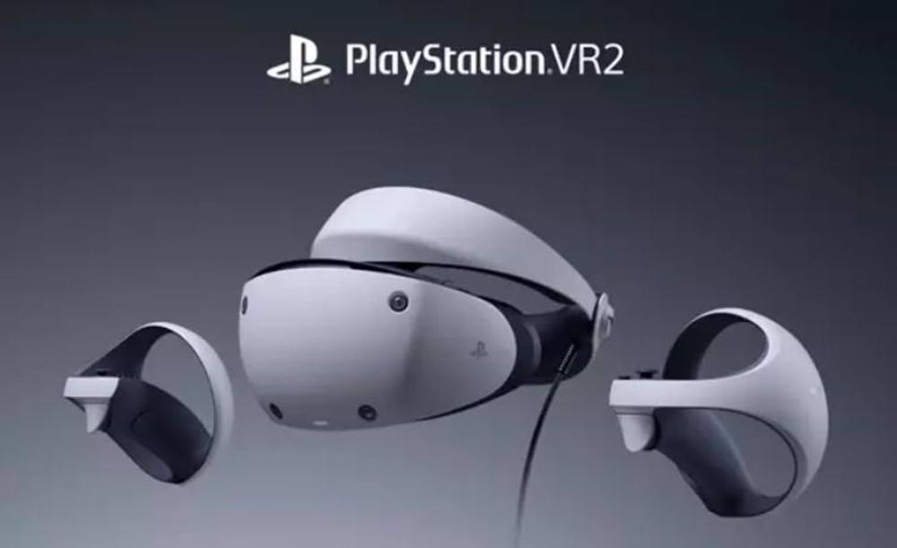 Imagen promocional del nuevo visor de realidad virtual de Sony, PlayStation VR 2. Imagen