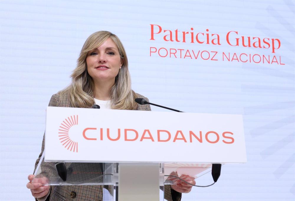 La portavoz nacional de Ciudadanos, Patricia Guasp La