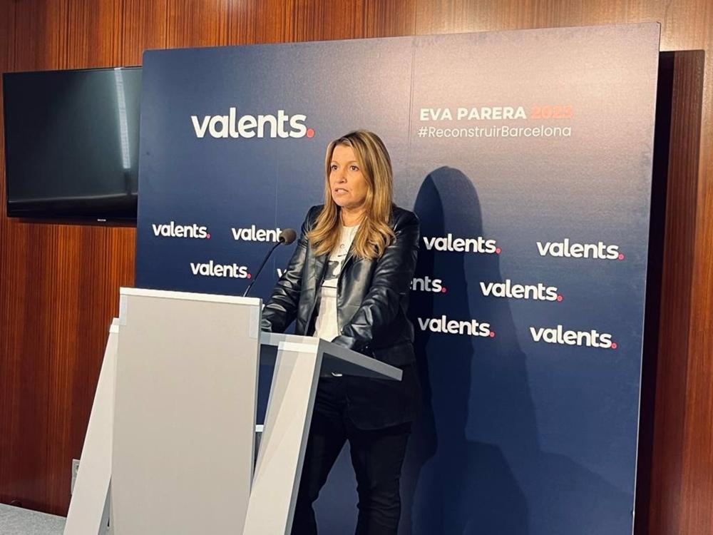 La candidata de Valents a la alcaldía de Barcelona, Eva Parera La