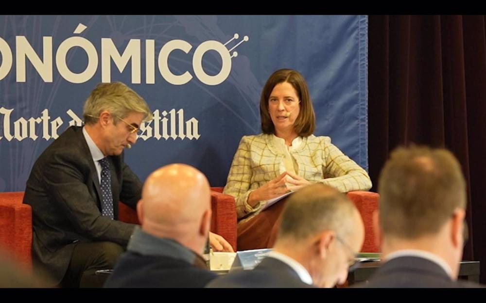 La presidenta de la Asociación Española de Banca (AEB), Alejandra Kindelán La