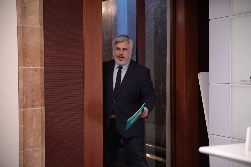 El presidente de Junts en el Parlament, Albert Batet El