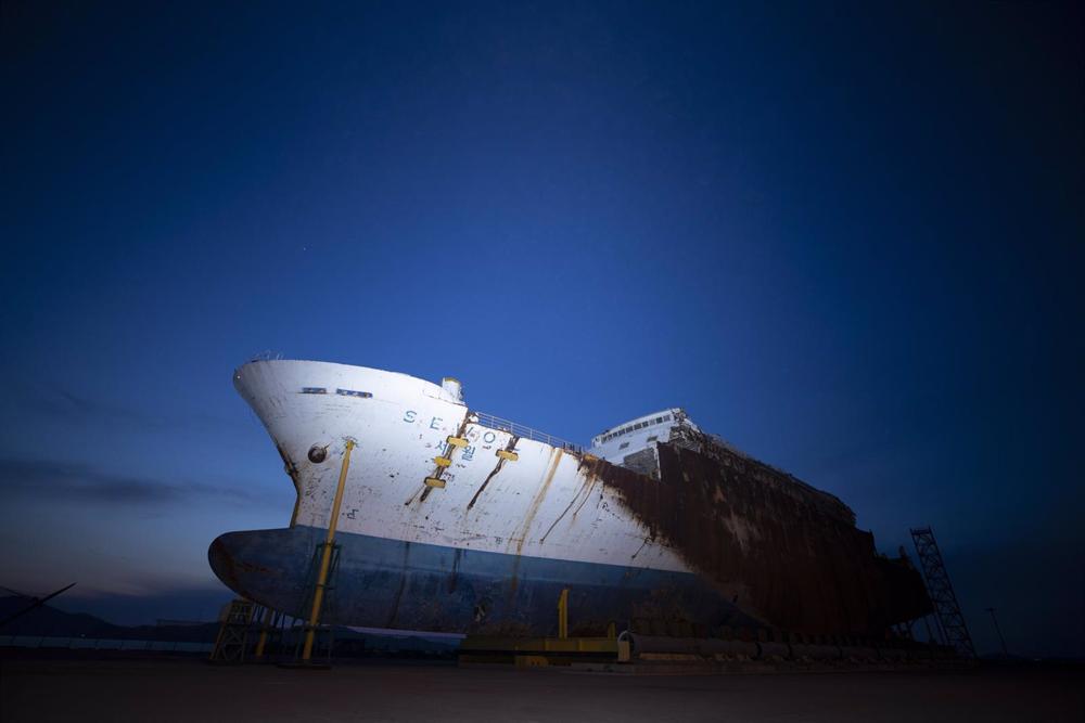 Archivo - Imagen de archivo del ferry Sewol reflotado tras la tragedia. Archivo