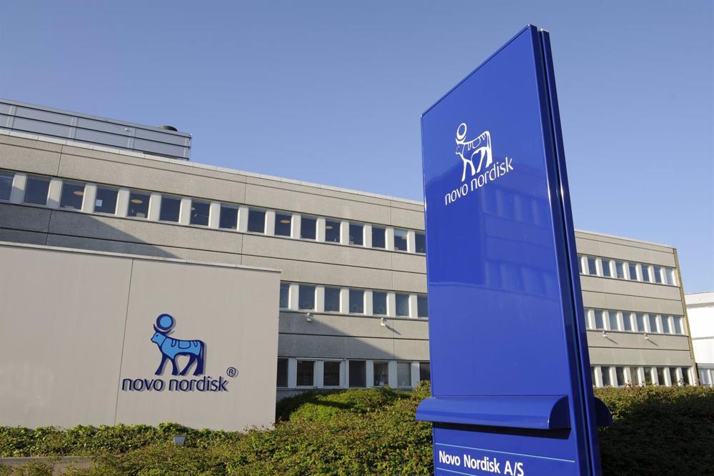 Archivo - Logo de Novo Nordisk. Archivo