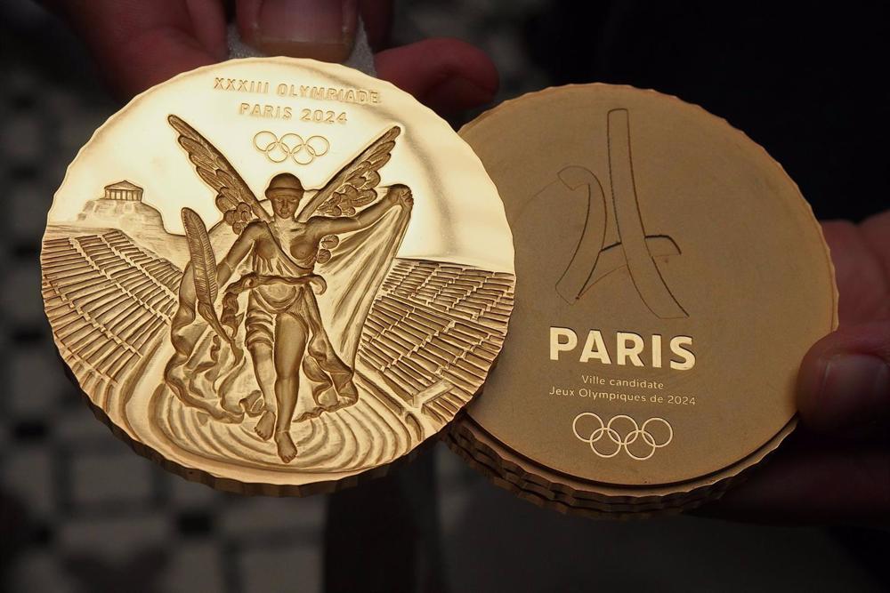 Modello del medagliere delle Olimpiadi di Parigi 2024 Modello